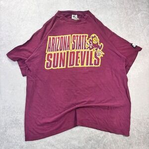 Vintage Starter Arizona State Sun Devils T-Shirt Men's Large ASU NCAA USA